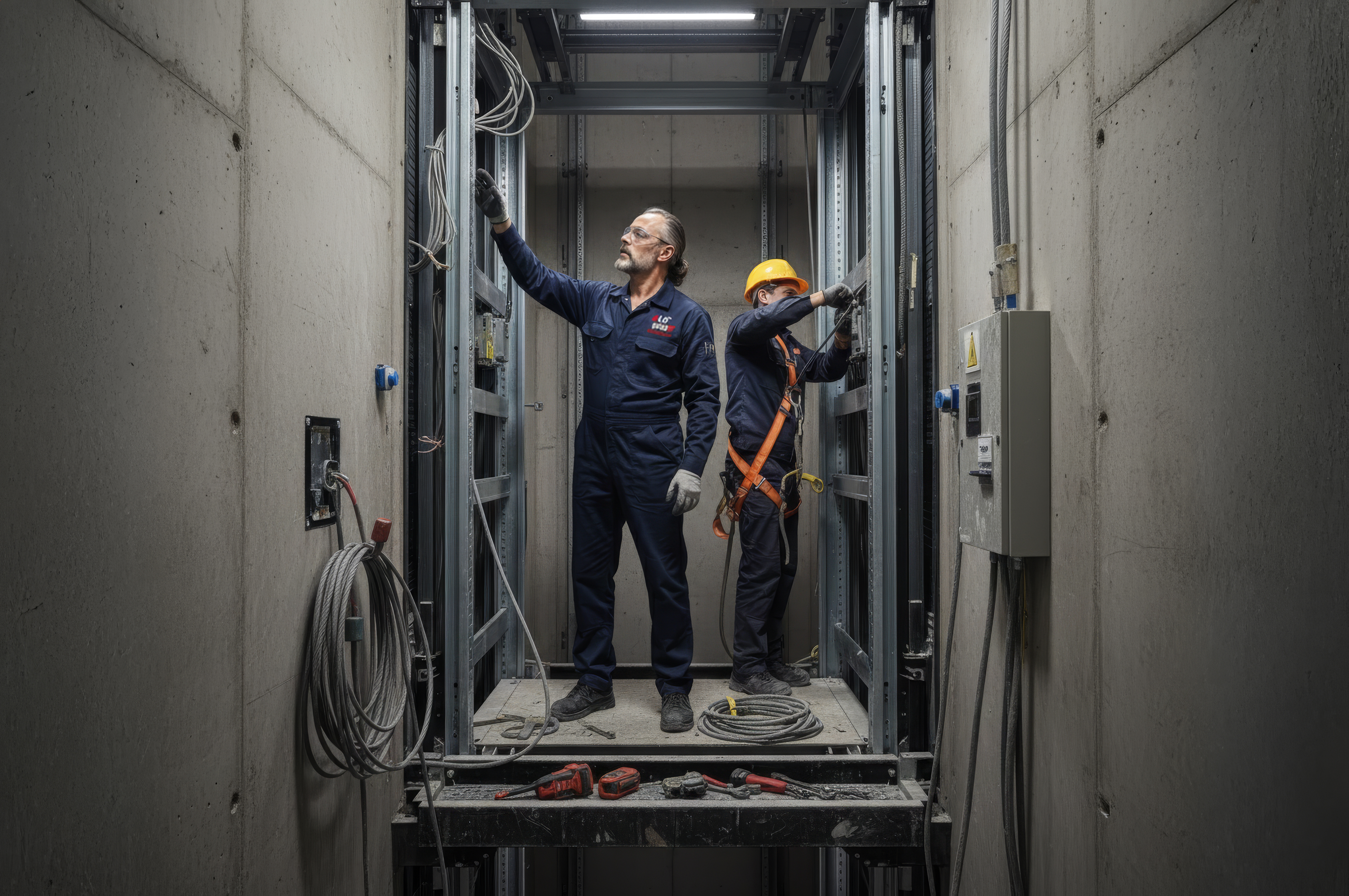 Uşak asansör montaj çalışması